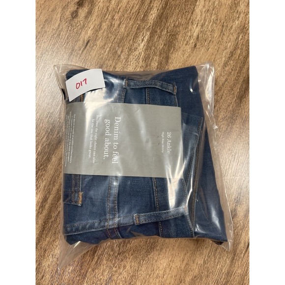 EVERLANE High Rise Skinny Jean Size 26 Ankle NEW WITH‎ TAGS Medium Wash - Picture 12 of 12